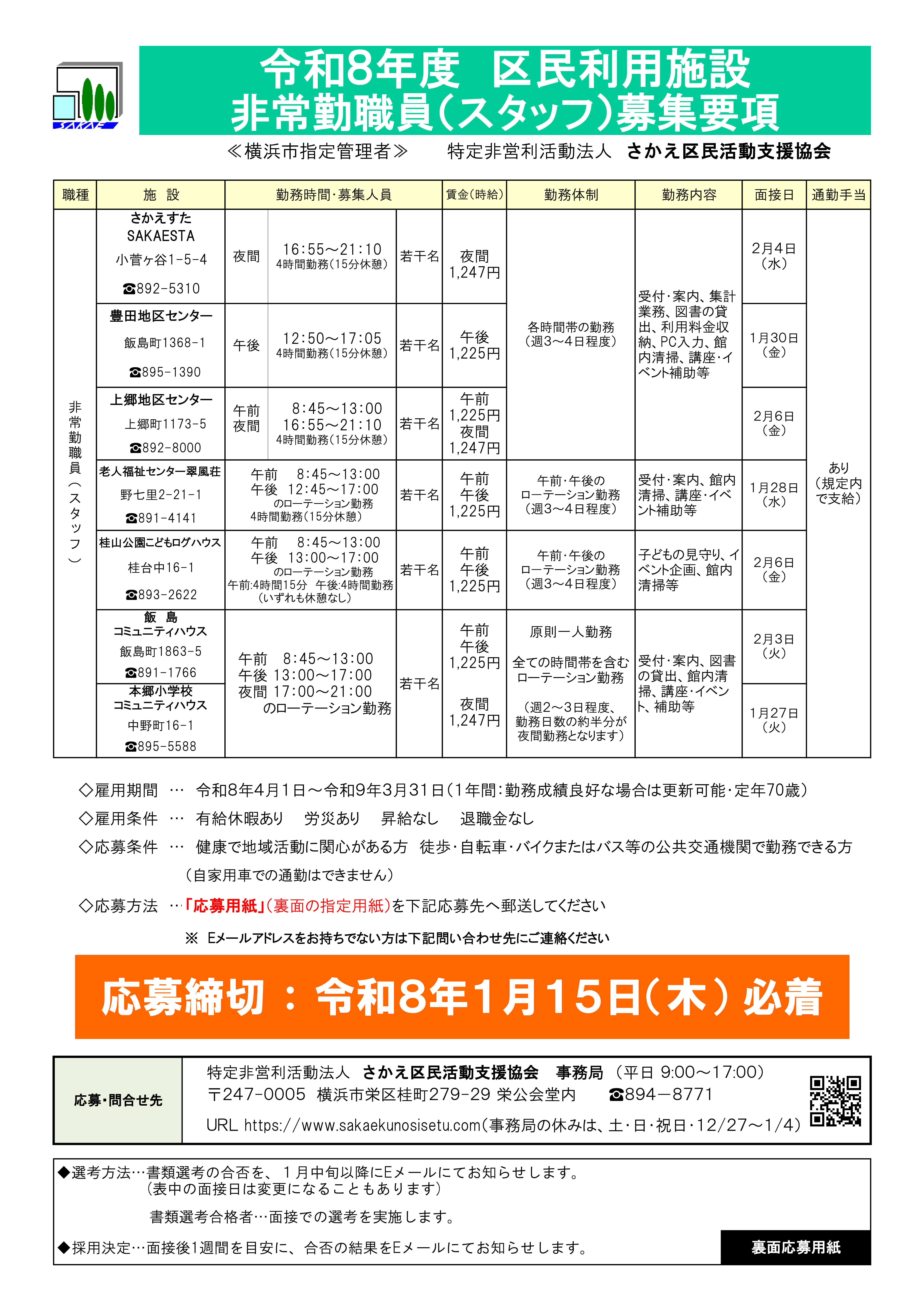 募集要項 募集要項