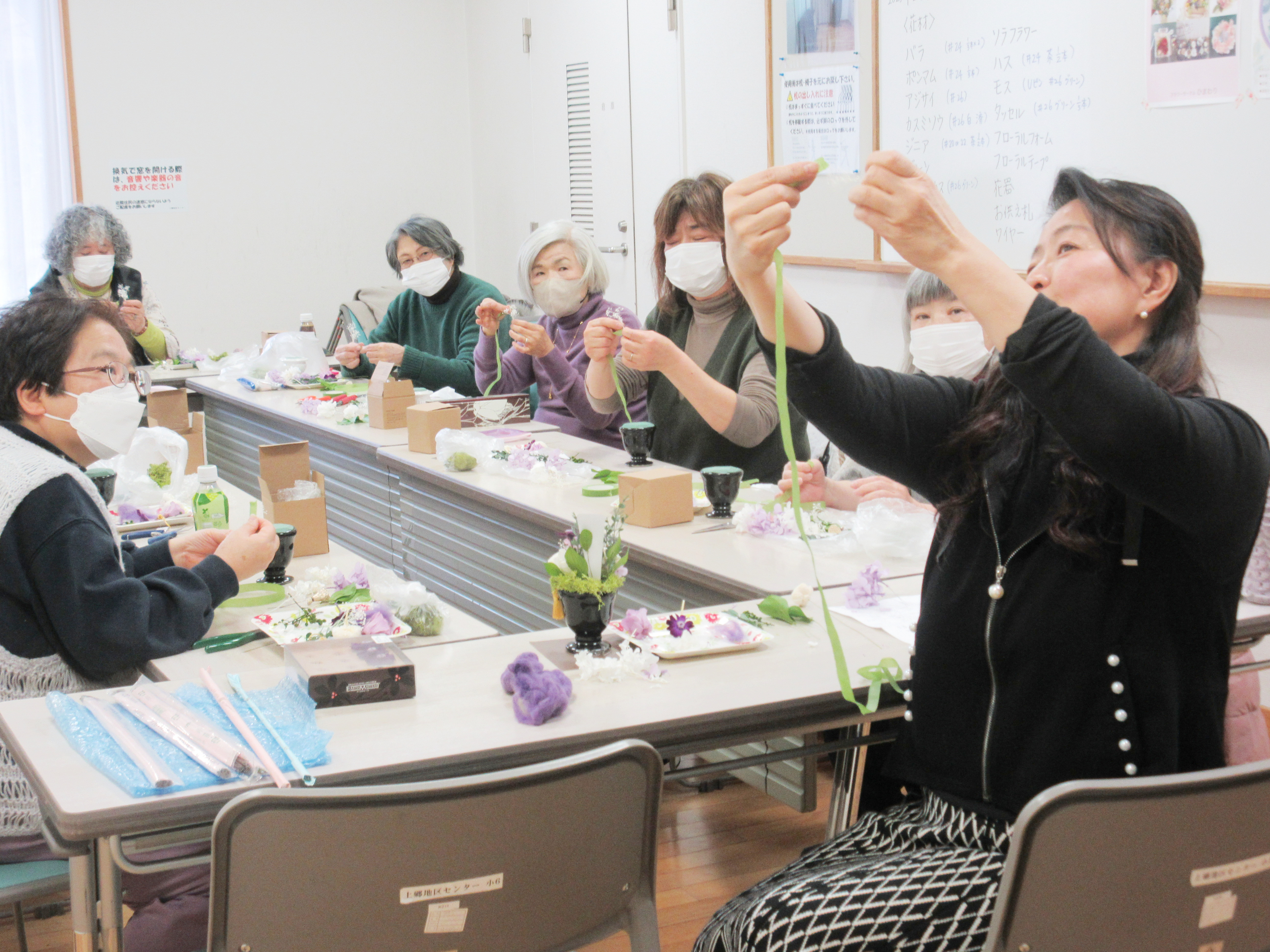 プリザーブドフラワーで仏花を作ろう プリザーブドフラワーで仏花を作ろう