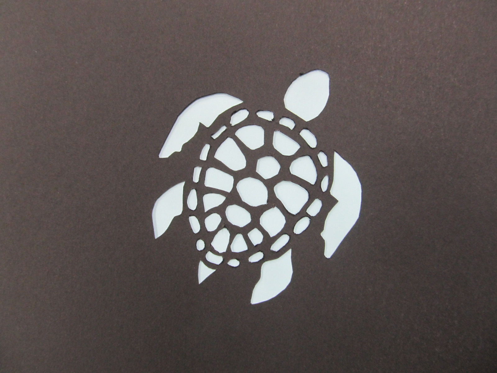 切り絵完成 切り絵完成