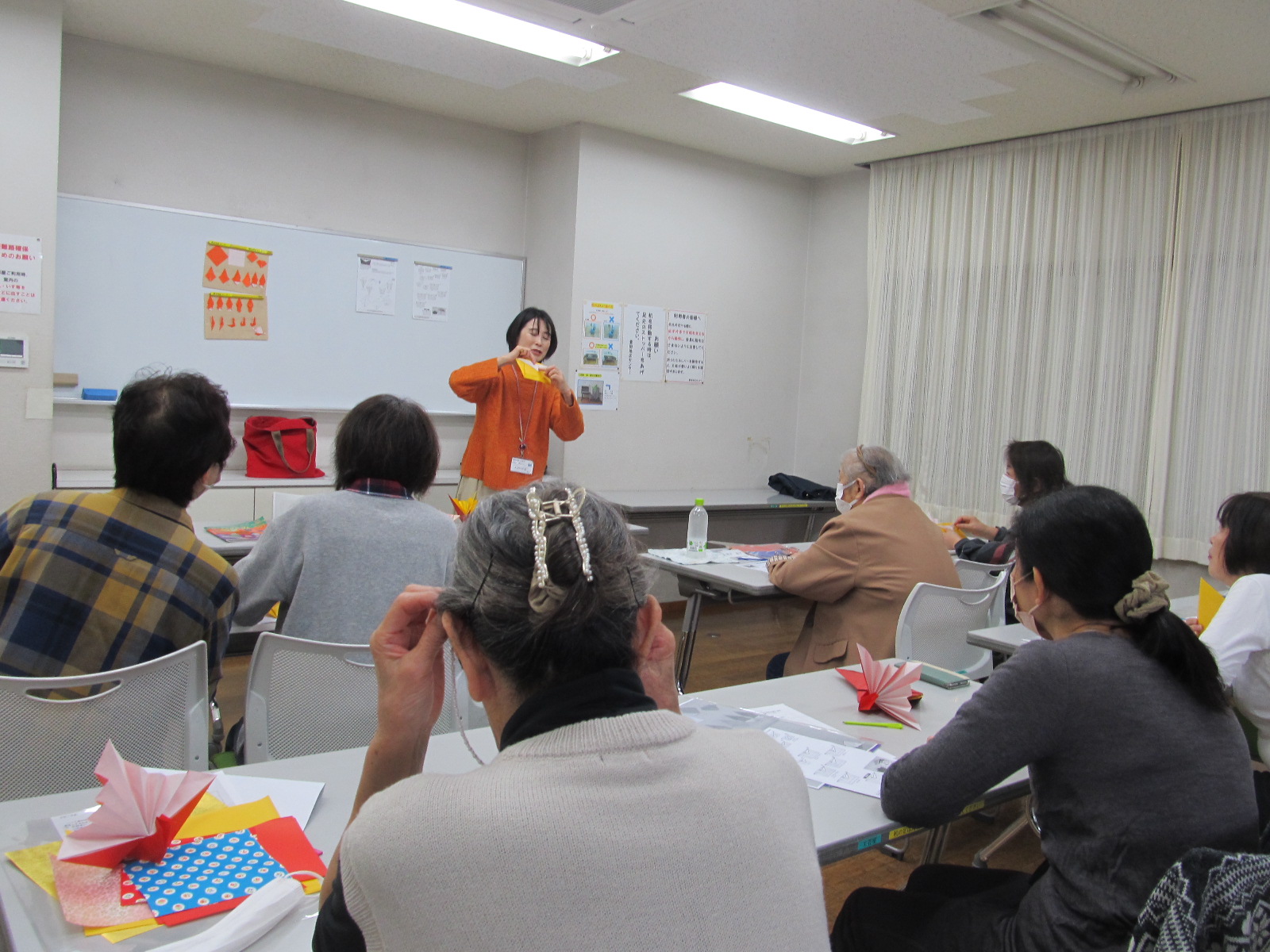 折り紙講座若松先生 折り紙講座若松先生