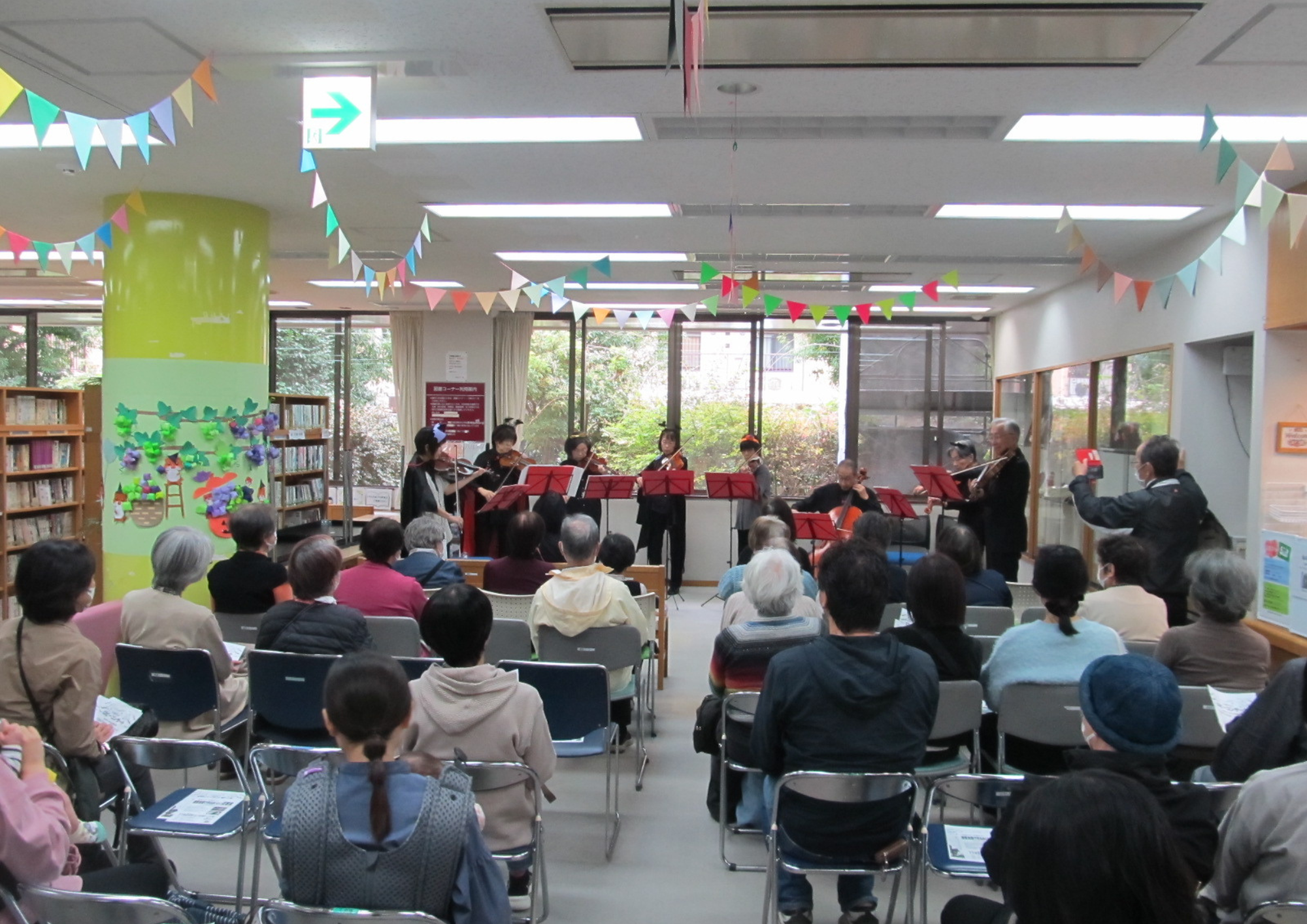 ロビーコンサートの開場 ロビーコンサートの開場